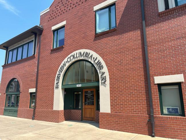 Exterior of Fairview Library 